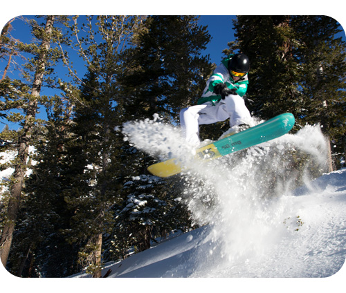 Snowboarding Action Shot